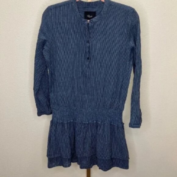 Rails Dress Juliette Salem Stripe Navy/ White pinstripes Small - Picture 1 of 5